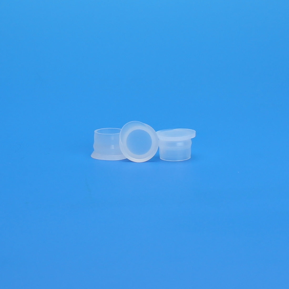 Flat Top Snap Plug, 12 mm, Clear PE, 10 Pkgs. Of 100 (Case Of 1000)
