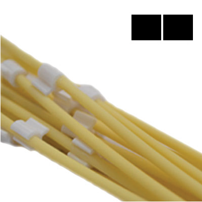 Peristaltic Pump Tubing, Pharmaprene, 2-Stop, 0.76 mm x 400 mm, Black-Black