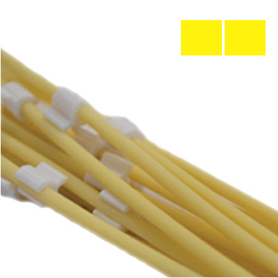 Peristaltic Pump Tubing, Pharmaprene, 2-Stop, 1.42 mm x 400 mm, Yellow-Yellow
