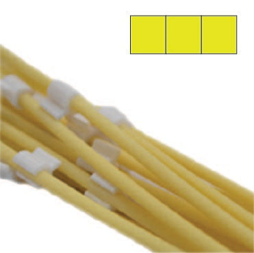 Peristaltic Pump Tubing, Pharmaprene, 3-Stop, 1.42mm x 17", Yellow-Yellow-Yellow