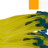 Pump Tubing, Solvent Resistant 0.64 mm x 455 mm, 2-Stop, Orange-White