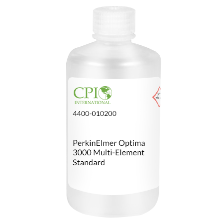 *Perkin Elmer Optima 3000 Multi-Element Standard, Varied conc. in 2% HNO3, 100mL