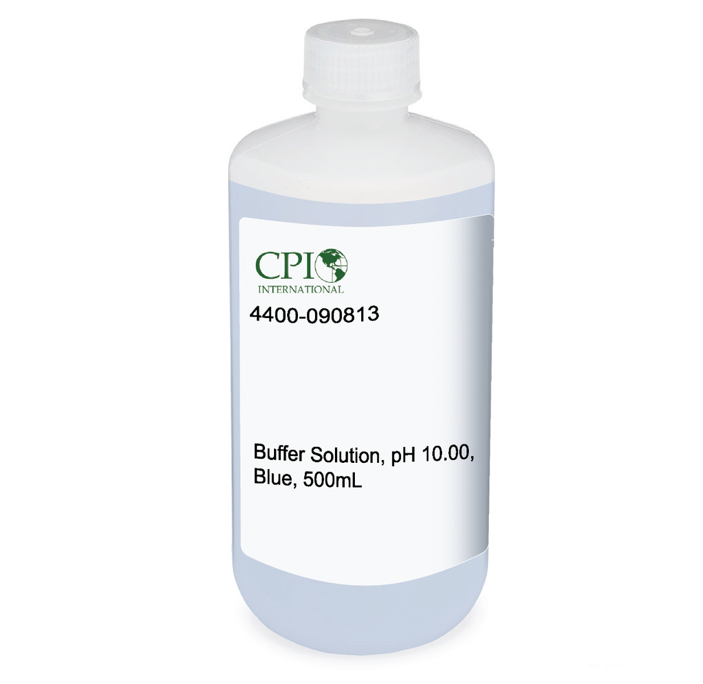 *Buffer Solution, pH 10.00, Blue, 500 mL, Minimum Order Quantity of 3