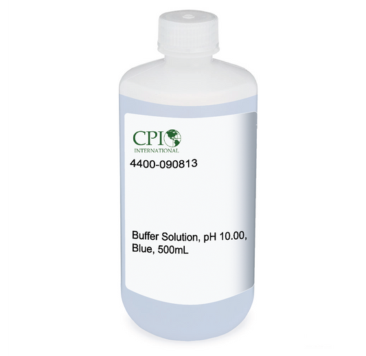 *Buffer Solution, pH 10.00, Blue, 500 mL, Minimum Order Quantity of 3