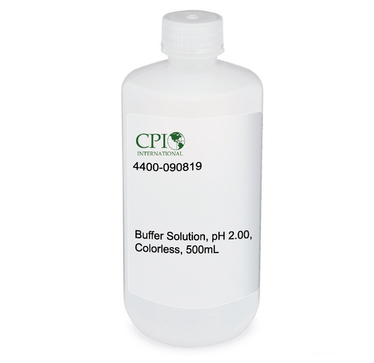 *Buffer Solution, pH 2.00, Colorless, 500 mL, Minimum Order Quantity of 3