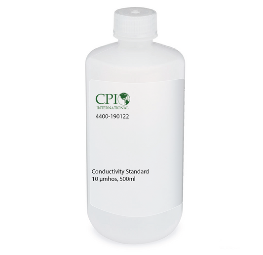 *Conductivity Standard 10 µS/cm, 500 mL, Minimum Order Quantity of 3