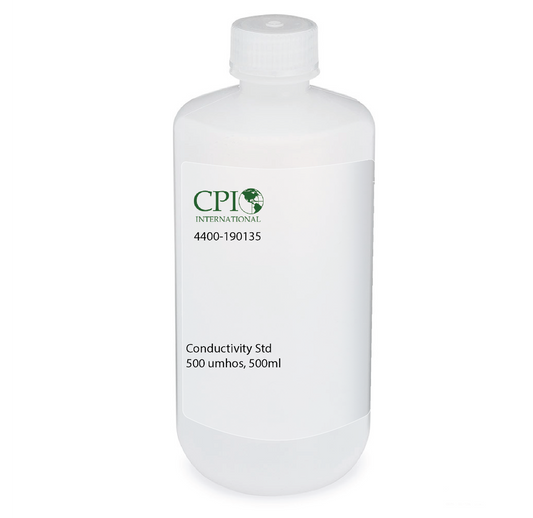 *Conductivity Standard 500 µS/cm, 500 mL, Minimum Order Quantity of 3