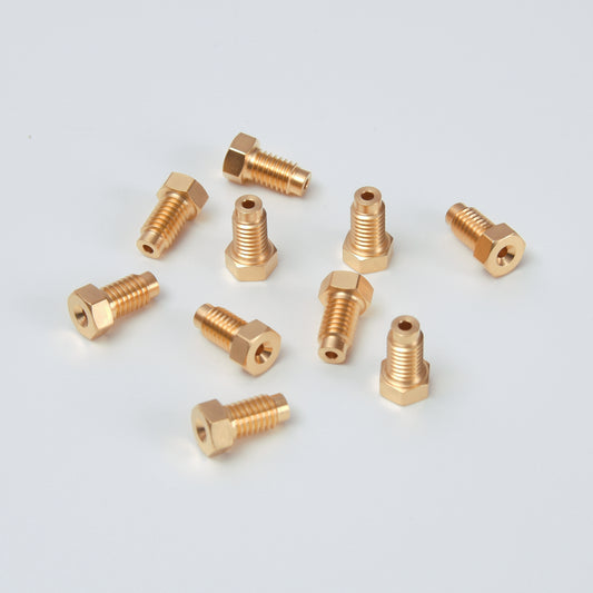 1/4" Short Comp. Screw (Gold-Plated), for Waters®, Similar to OEM # 700002634