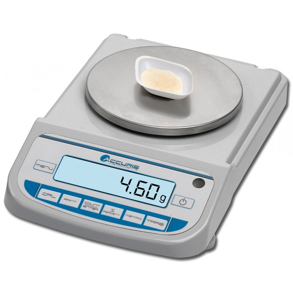 Accuris™ Precision Balance, 500 grams, readability 0.001 grams, 115V