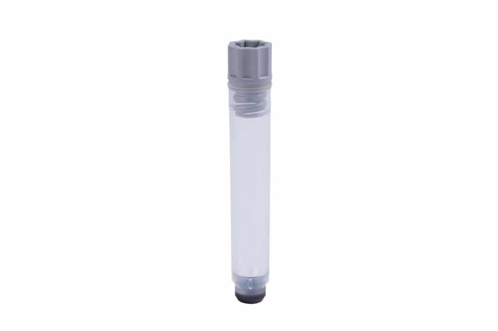 1.40 mL Non coded Screw Cap tubes with Internal Thread U-bottom precapped with Grey Screw Cap in Micronic 96-4 Rack with high cover (Barcoded A1-H1 side) , 2 x 10 Racks