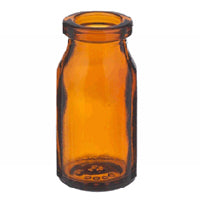 Serum Bottle, Crimp Top, 20mL,Amber Glass 32X58mm