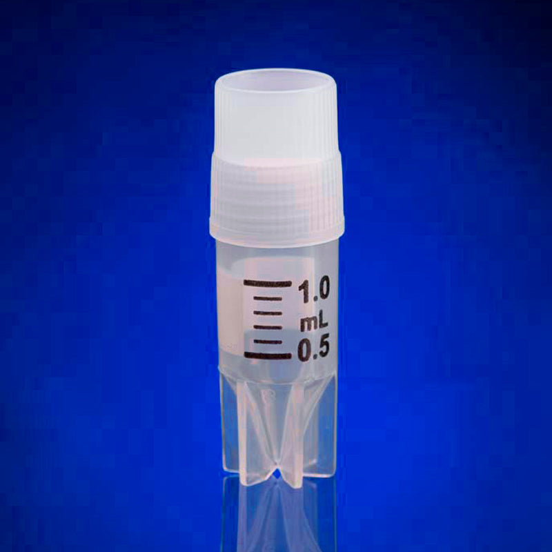 1.0 mL ArcticIce Cryogenic Tube, External Thread, Self-standing, Internal V-bottom, Sterile
