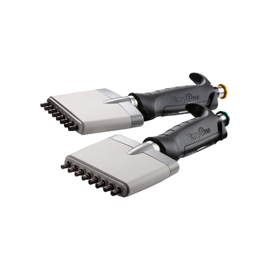 Set of 3 ErgoOne® 8-Channel Pipettes. 10, 100, and 300 µL