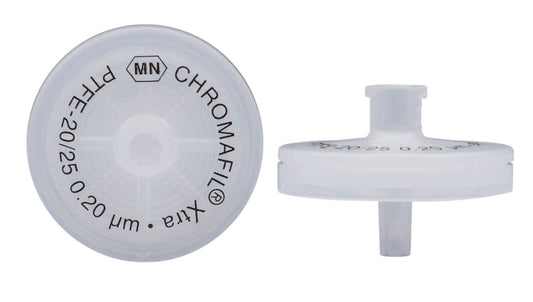Syringe filters, labeled, CHROMAFIL Xtra PTFE, 25 mm, 0.2 µm