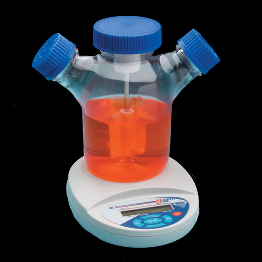 MagStir Genie Programmable Digital Magnetic Stirrer, Low Profile, 10-1800 RPM, Includes Timer