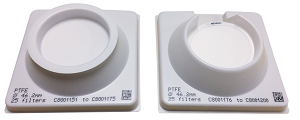 Whatman PM2.5 PTFE Membrane Filter, 46.2 mm with support ring, sequentially numbered 50/pk