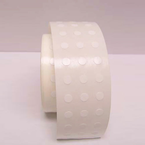Tough-Spots, Large, White Labels For 1.5 mL and 2.0 mL Tubes, 1/2 Inch Diameter, 1000/Roll.  For -196C To +80C.