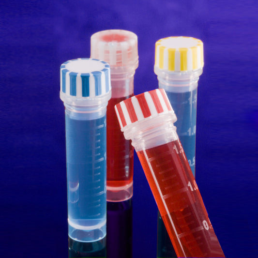 1.5 mL Self-Standing Screw Cap Microcentrifuge Tube, Natural, with Integrated TPE Natural Color Cap, 500/Pack
