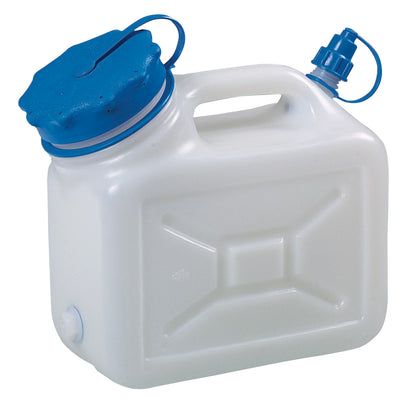 Wide Mouth Jerrycan, HDPE 5L w/o thread, 1/pk