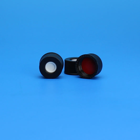 Black Top Hat PTFE/Silicone Septa/ Closure, 13-425, 10 Pkgs. Of 100 (Case Of 1000)