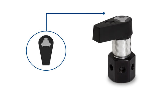 Valve, Hvxl6-6, Loop Flow Path 6 Ports x 1mm Diam.