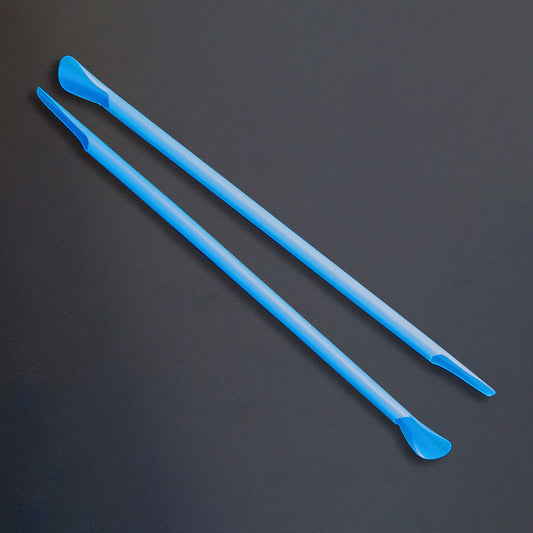 Standard Size Disposable Spoon/Spatula, 210 mm Long, Blue, 300/Pack