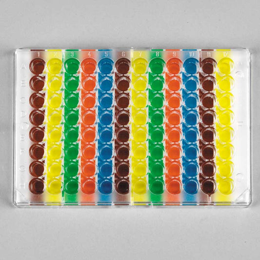 Multi-Color Well Orienter For 96-Well Plates, Vertical Stripes of Color, 2/Pack