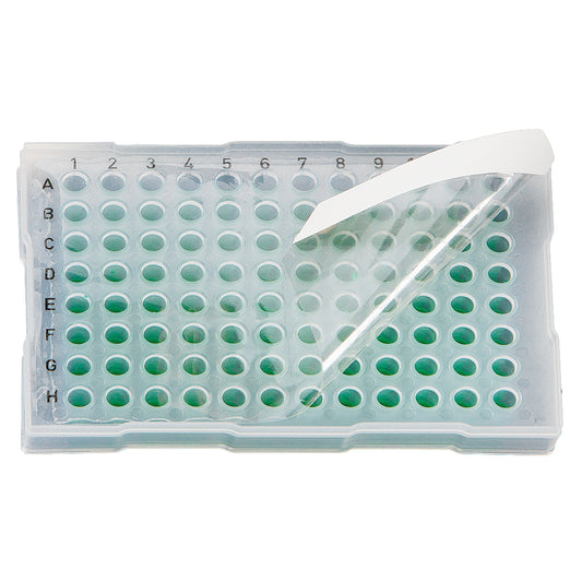 TempPlate® EXT High Performance Sealing Film, Standard Cut, -40C to +120C, Non-Sterile, 100/pk
