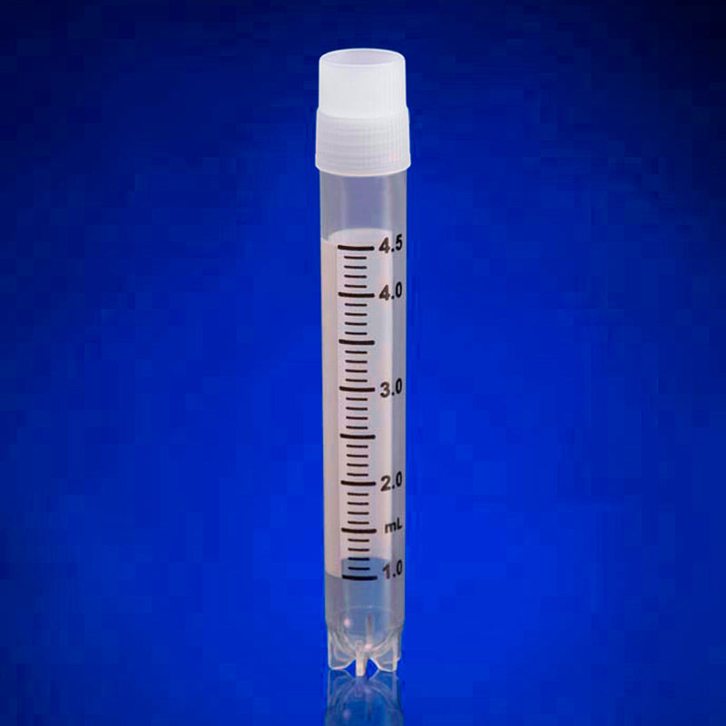 4.5 mL ArticIce Cryogenic Tube, External Thread, Self-Standing, Internal U-Bottom, 50/Pack, Sterile