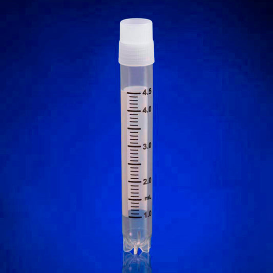 4.5 mL ArticIce Cryogenic Tube, External Thread, Self-Standing, Internal U-Bottom, 50/Pack, Sterile