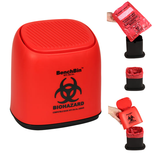 BenchBin™ Benchtop Biohazard Bin, 1.5L