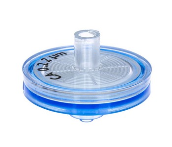 ABLUO® Syringe Filters, Cellulose Acetate (CA), 0.22 µm  , 25 mm, Non-Sterile, Blue