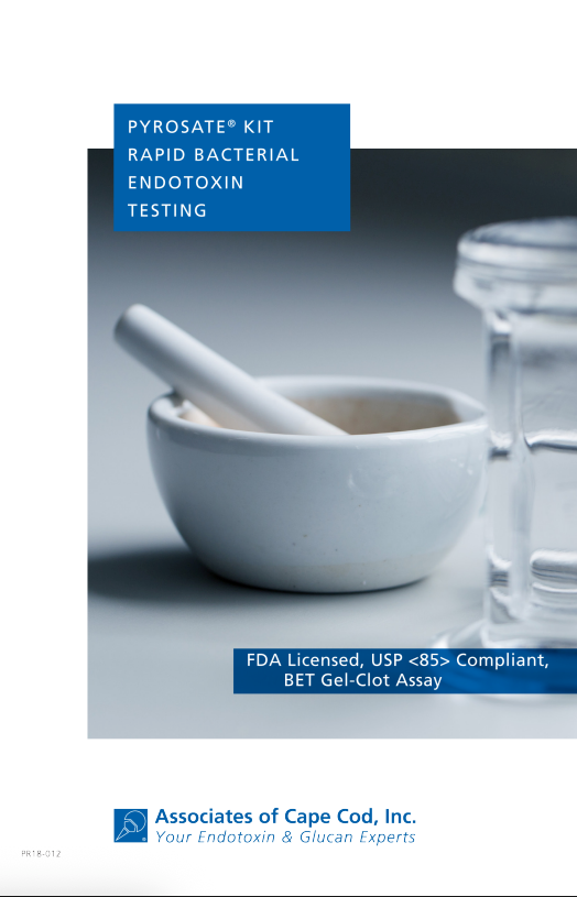 Pyrosate Kit Rapid Bacterial Endotoxin Testing