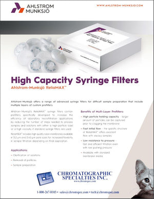 High Capacity Syringe Filters