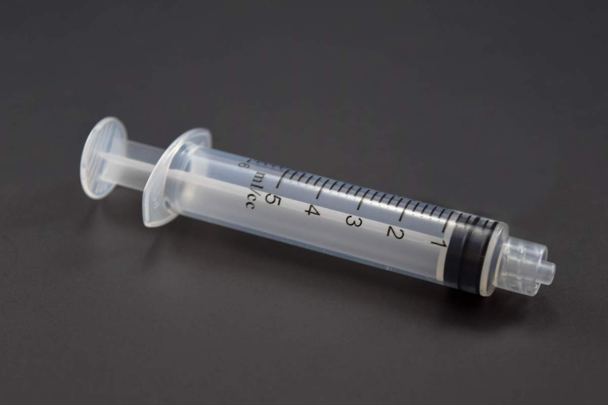 EXEL Syringes, 5 mL Graduated to 6 mL, Luer Lock, Non-Sterile, Bulk