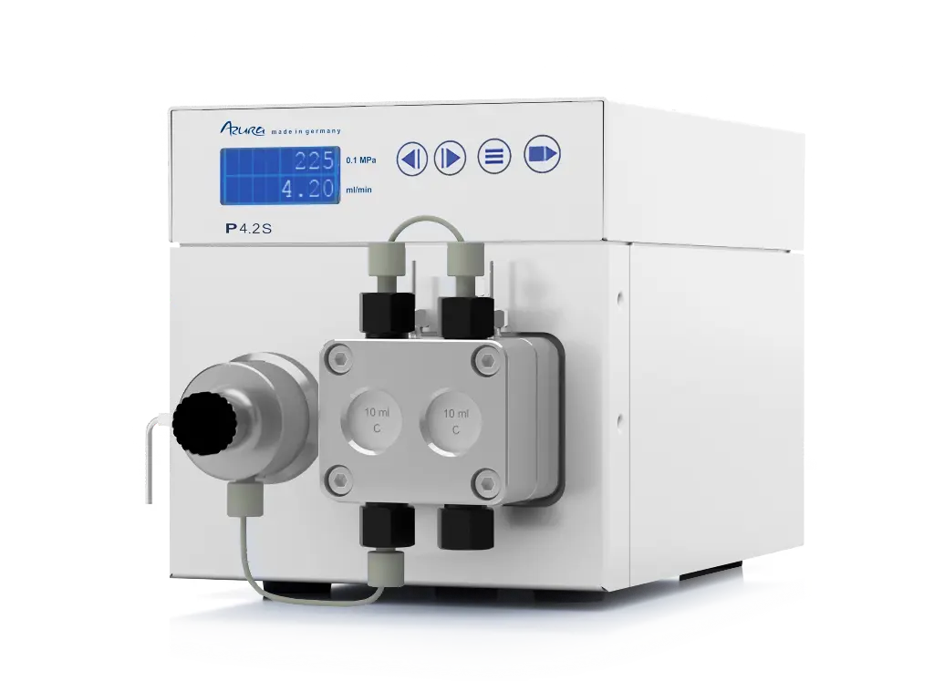AZURA® P 4.2S HPLC Compact Pump with 10 mL/min Hastelloy® C Pump Head, Hastelloy® C Connections