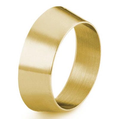 Brass Front Ferrule for 1/4" Swagelok Tube Fitting, Minimum Order Quantity of 20