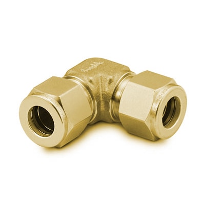 Swagelok Tube Fitting, Union Elbow, 3/4 in. Tube OD, Brass