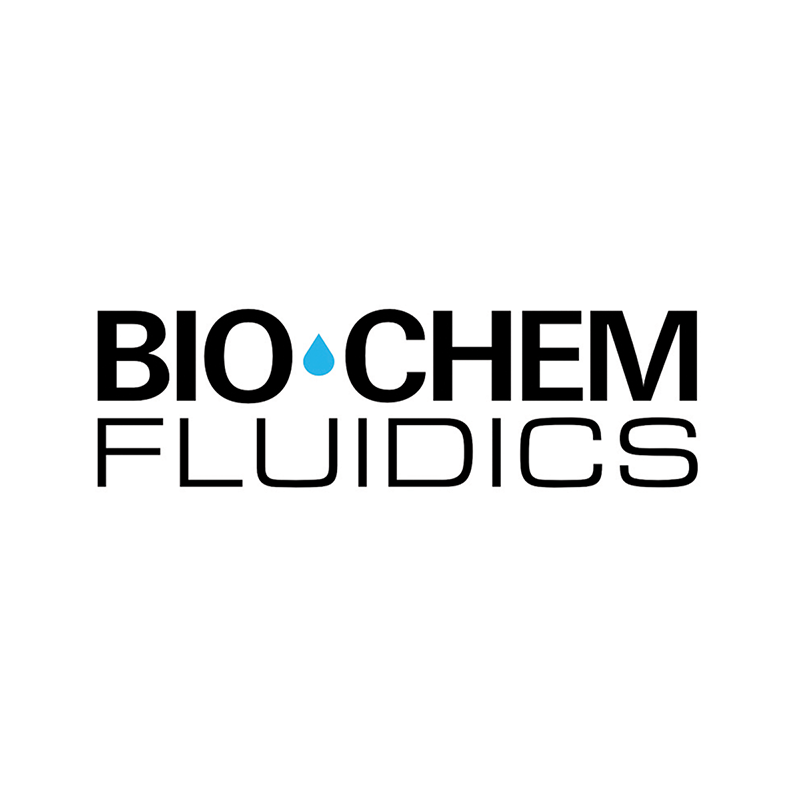 Logo of Bio-Chem Fluidics for BF040T324545E - 3-Position Flow Selection Valve, Body PEEK, Diaphragm EPDM, 0.054  Orifice, 24V DC, 10, 