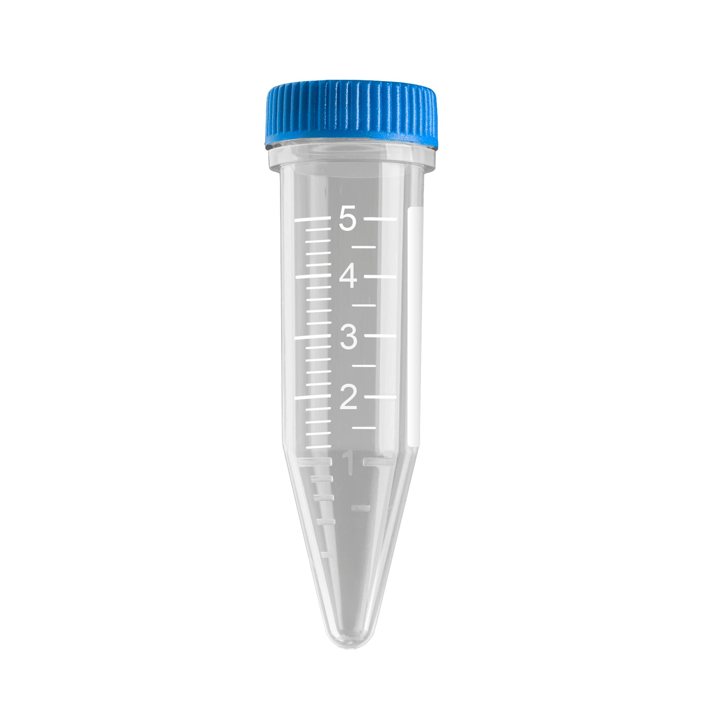 MacroTube® Vivid™ 5 mL, Graduated with Marking area, Sterile, with Screw Caps Attached, 500/pk