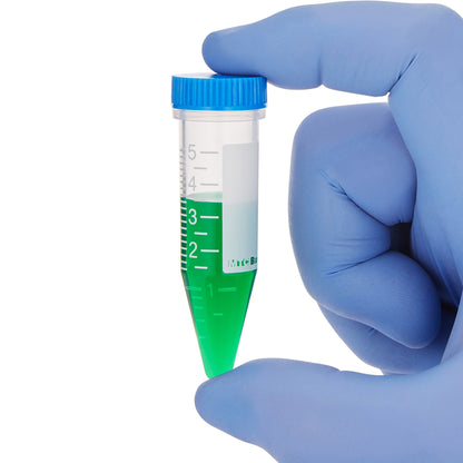 MacroTube® Vivid™ 5 mL, Graduated with Marking area, Sterile, with Screw Caps Attached, 500/pk