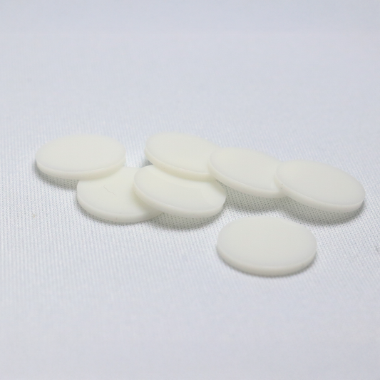 Septa, CHROMSPEC ULB, 13mm x 1.3mm Thick, Clear PTFE/White Ultra Low Bleed Silicone, For GC/MS & LC/MS, Minimum Order Quantity of 20 Packages
