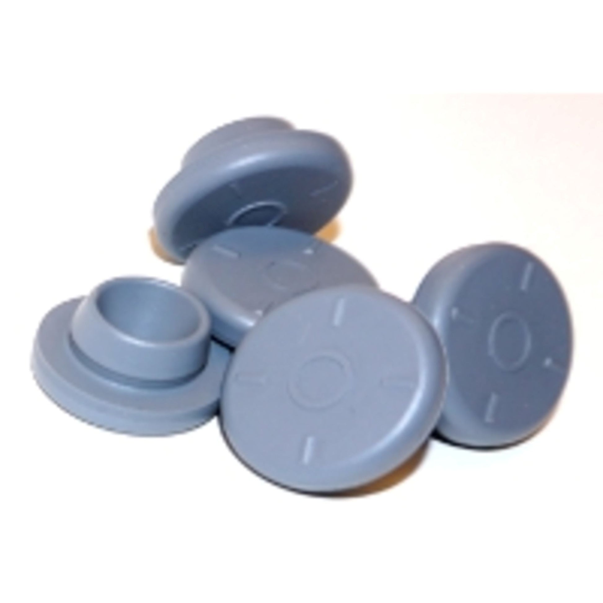 Image of C714396 - Stopper, 20 mm, with Flange, Grey Bromobutyl