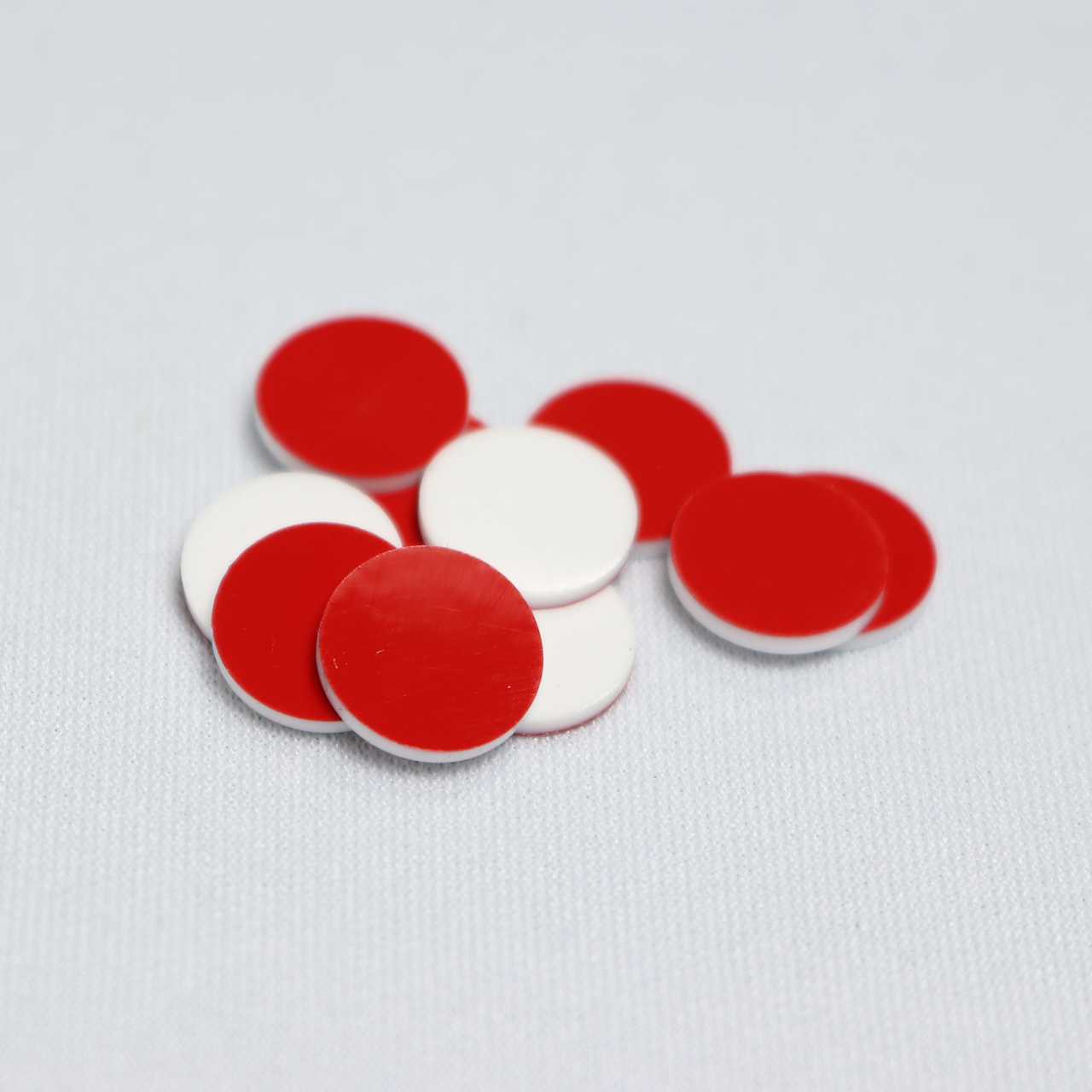 Septa, CHROMSPEC, 8.79mm 0.040" Red PTFE/White Easy Pierce Silicone, Minimum Order Quantity of 2 Packages