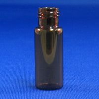 Vial, CHROMSPEC, 2mL, Amber Glass with Write-On Patch, 9mm Blue Screw Cap & Bonded Red PTFE/White Silicone Septum, Assembled