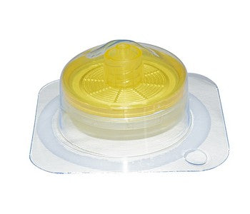 ABLUO® Syringe Filters, Cellulose Acetate (CA), 0.45 µm, 25 mm, Yellow, Sterile, Individually Packaged, 50/pk