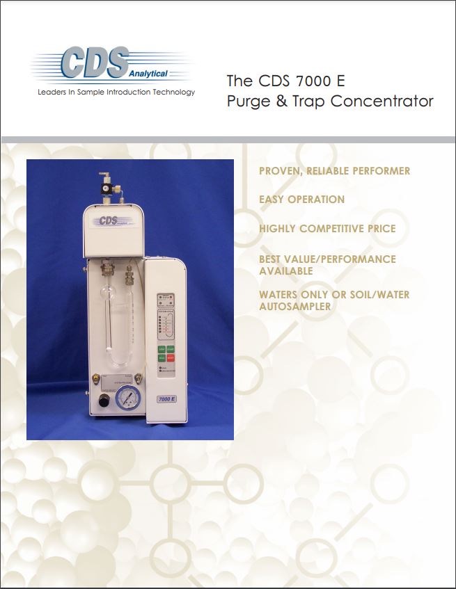 The CDS 7000E Purge & Trap Concentrator