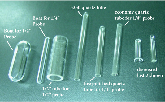 Quartz Boat, For 1/4" Coil Probe