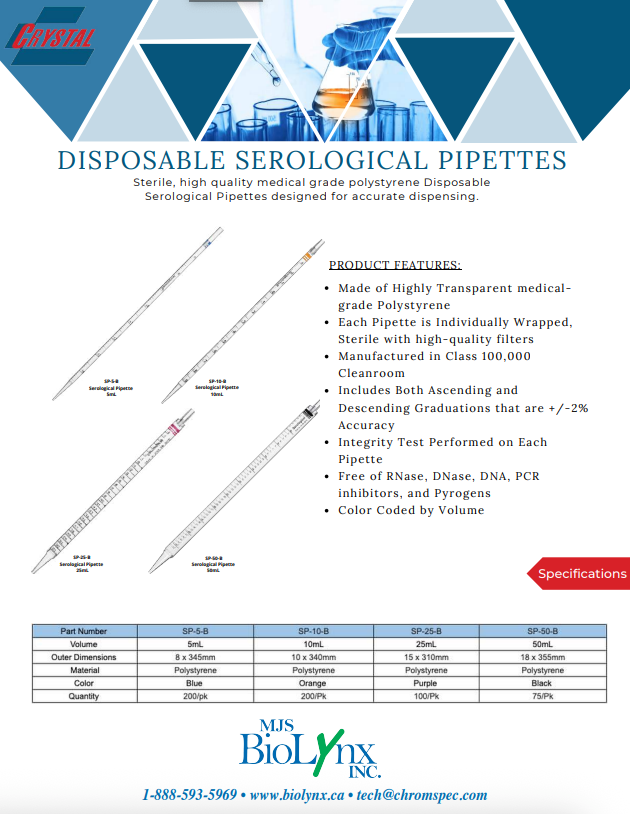 Disposable Serological Pipettes