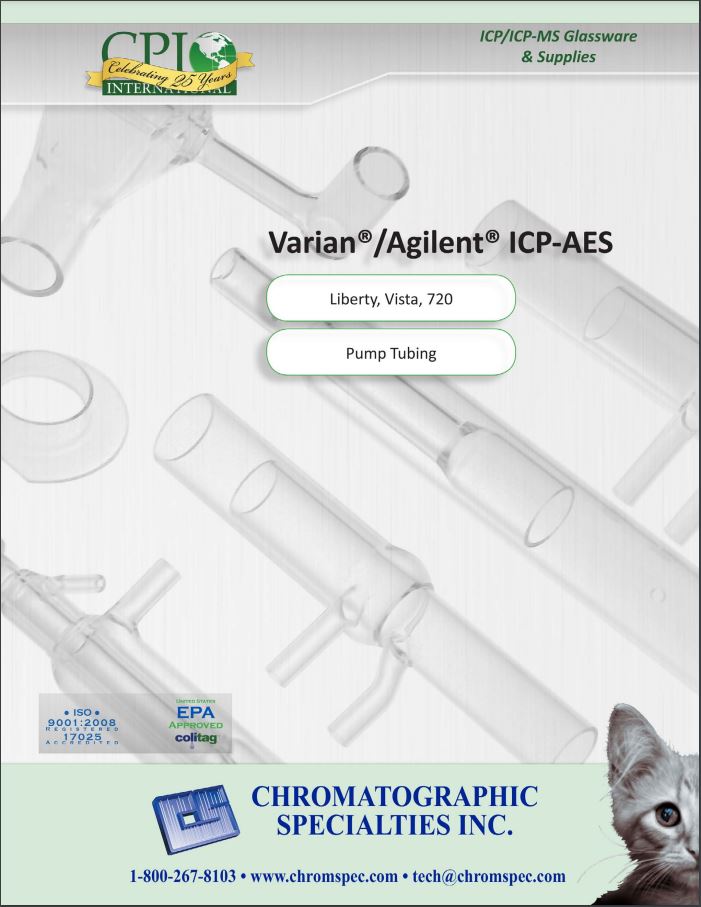 ICP/ICP-MS Glassware & Supplies - Varian®/Agilent® ICP-AES Liberty, Vista, 720 Pump Tubing